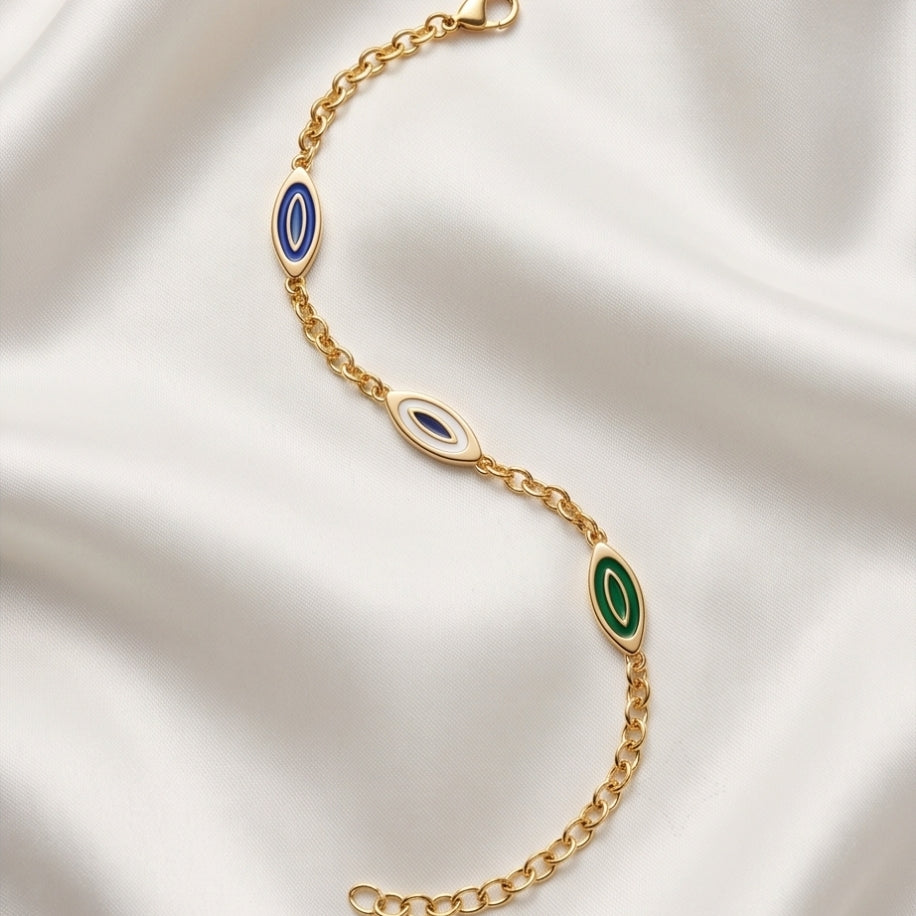 14 Karat vergoldetes Armband. XP013