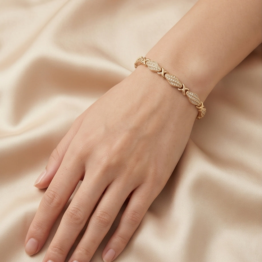 14K GOLD PLATED BRACELET - XP074