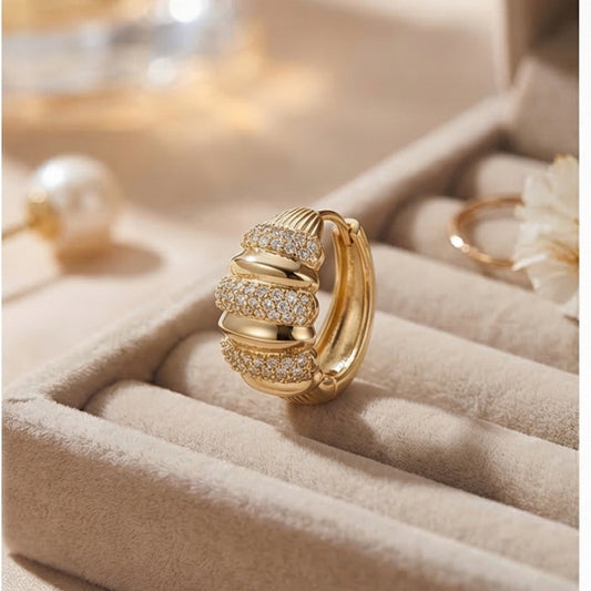 14K GOLD PLATED EARRINGS - KP008