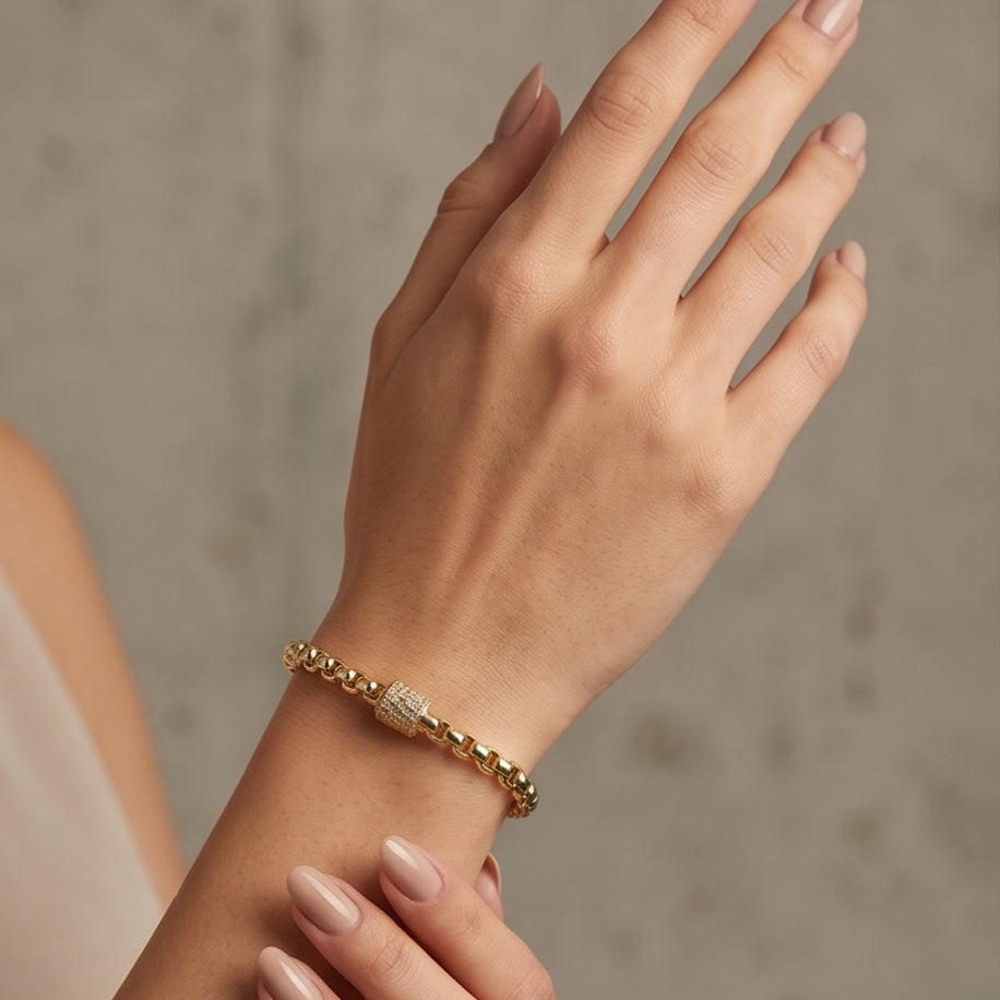14 KARAT VERGOLDETES ARMBAND - XP072