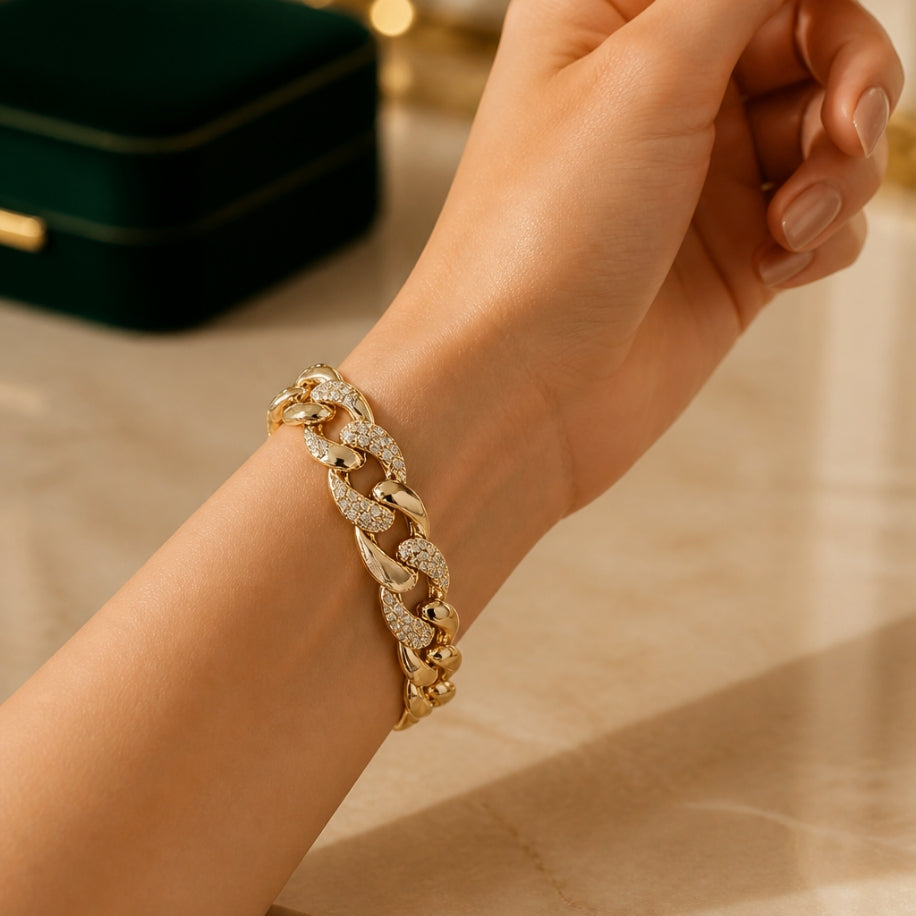 14K GOLD PLATED BRACELET - XP077