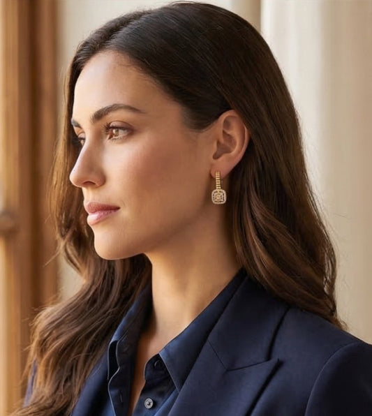 14K GOLD PLATED EARRINGS - KP007