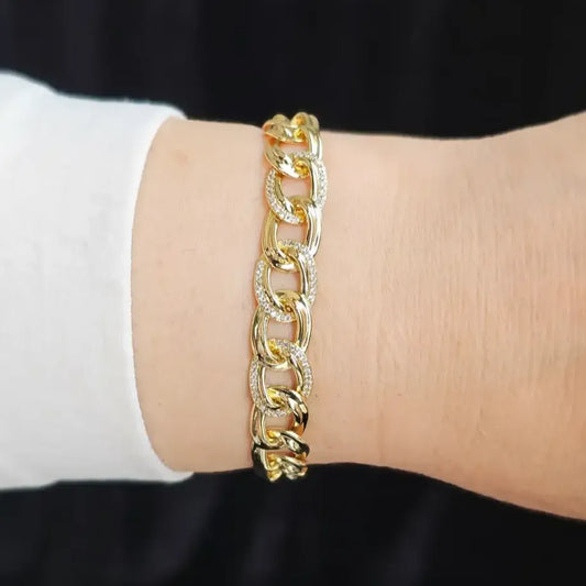 14K GOLD PLATED MILKY WAY BRACELET - XP034