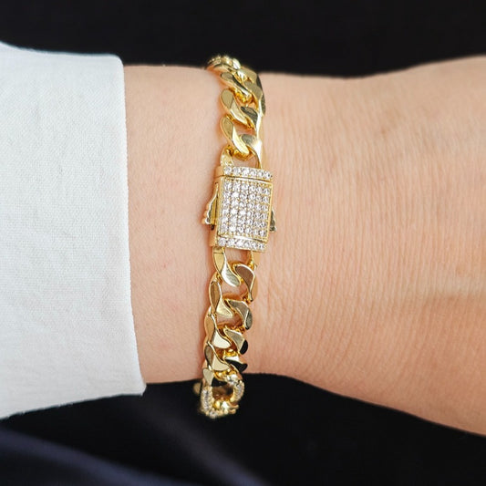 14K GOLD PLATED GOURMET BRACELET - XP014