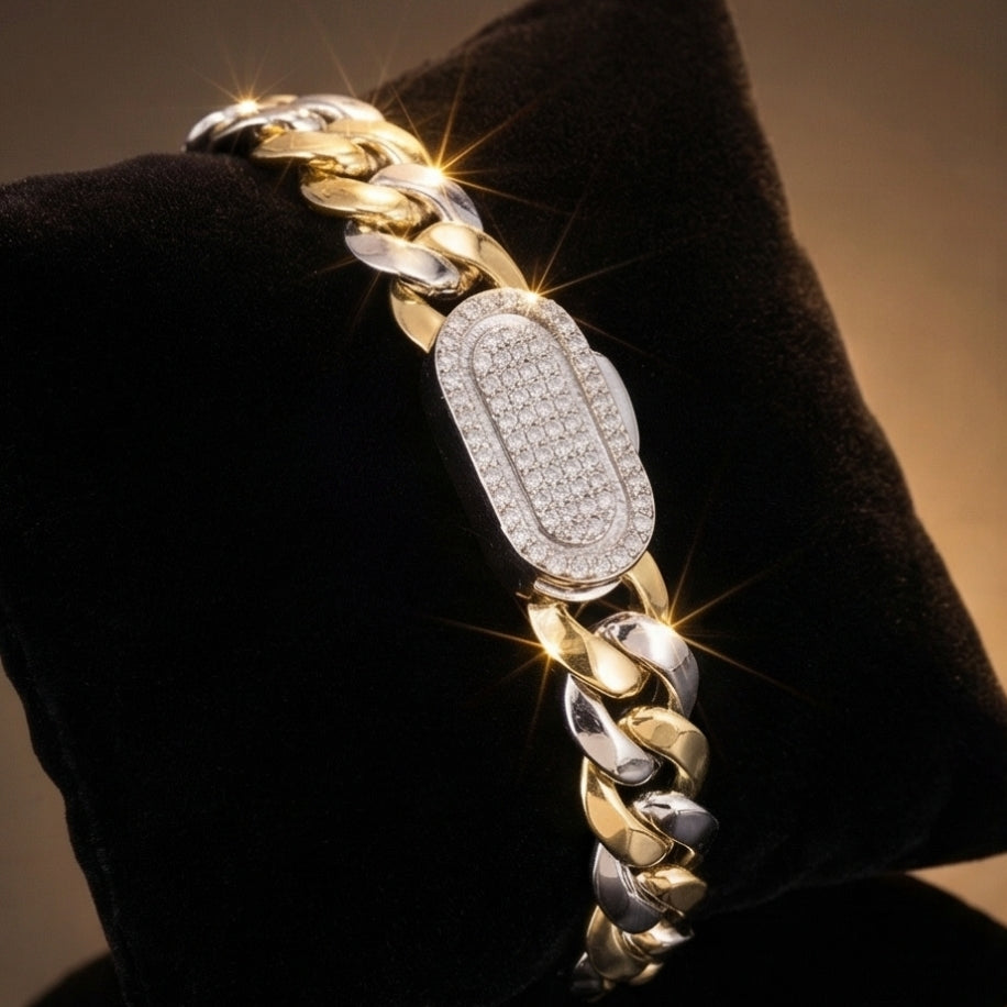 14 AYAR ALTIN KAPLAMA BİLEKLİK - GOLD&SILVER