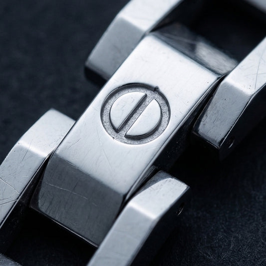 SILVER STEEL MEN'S BRACELET