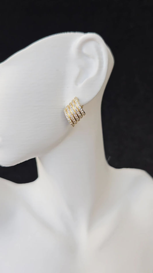 14K GOLD PLATED EARRINGS - KP011