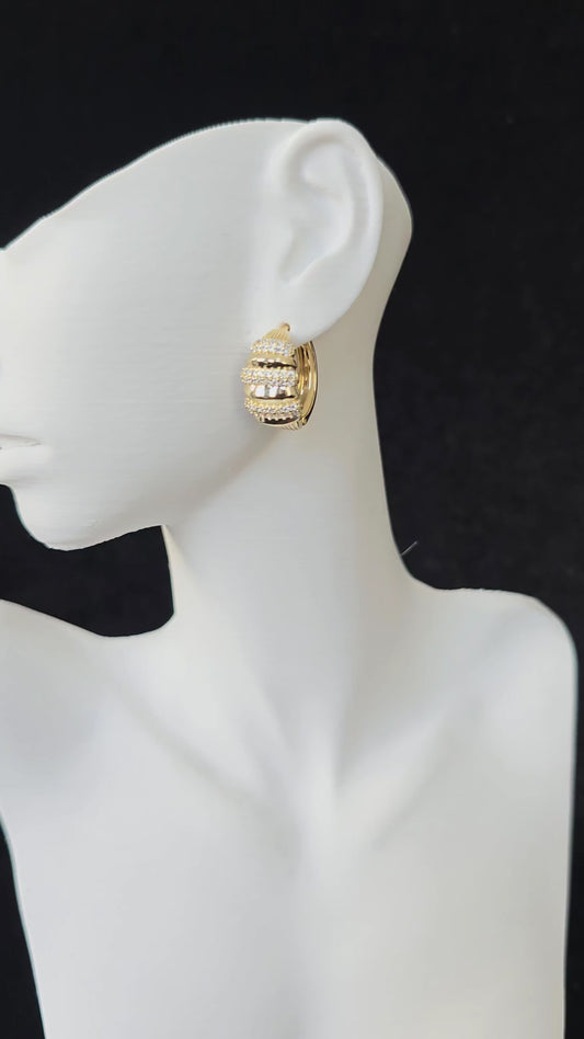 14K GOLD PLATED EARRINGS - KP008