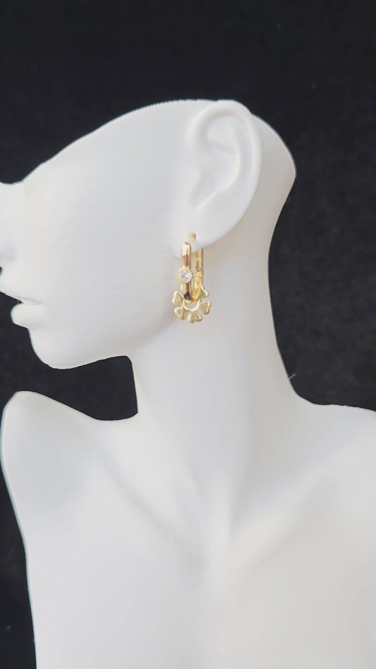 14K GOLD PLATED EARRINGS