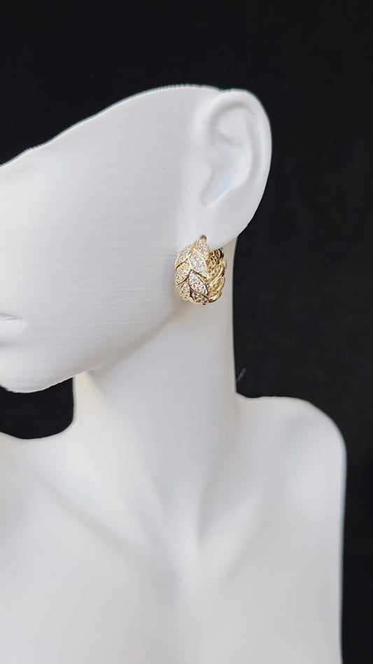 14K GOLD PLATED EARRING - KP009