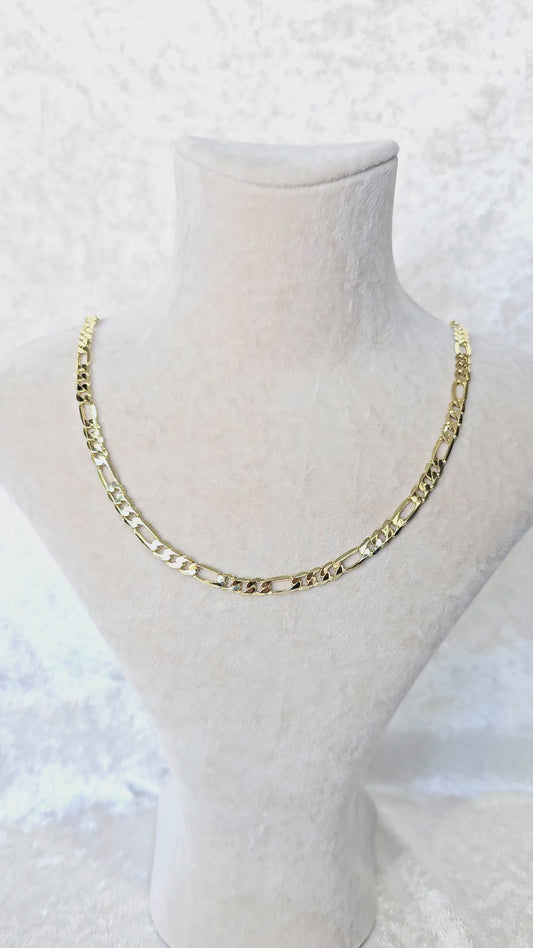 14K Xupıng Figaro Kolye - K16