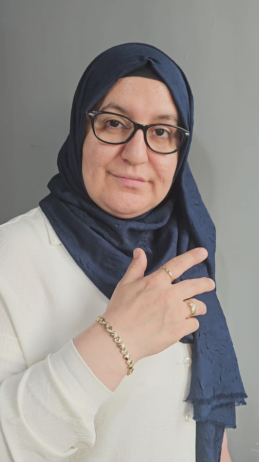 14 AYAR ALTIN KAPLAMA KALPLİ BİLEKLİK - XP055