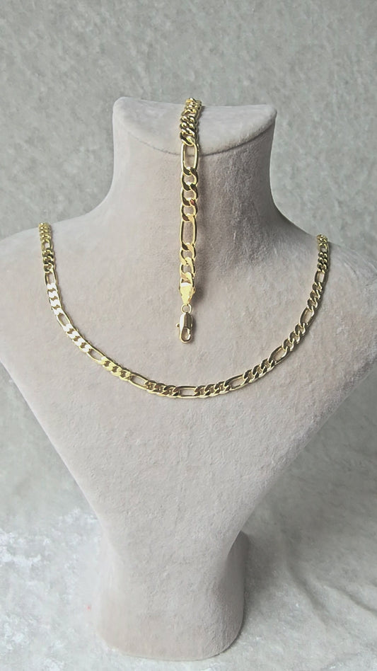 14K Xuping Unisex Kolye-Bileklik Set - S10