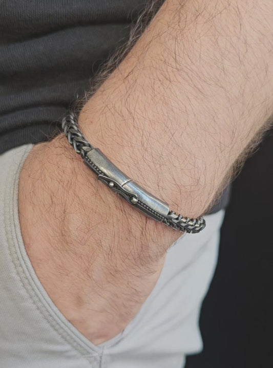 STEEL AGED MEN'S BRACELET