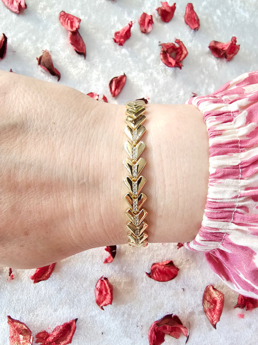 14K GOLD PLATED BRACELET - XP037