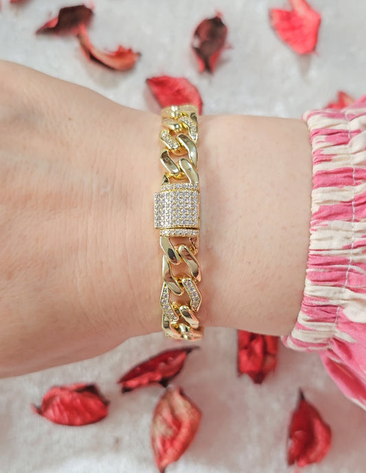 14K GOLD PLATED GOURMET BRACELET XP006