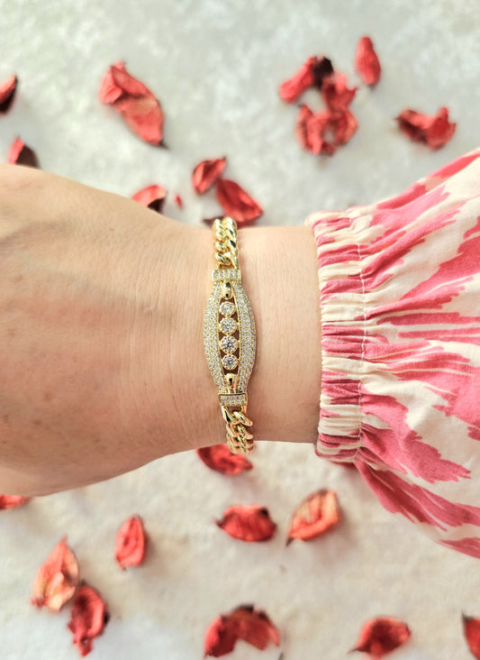 14K GOLD PLATED BRACELET - XP044
