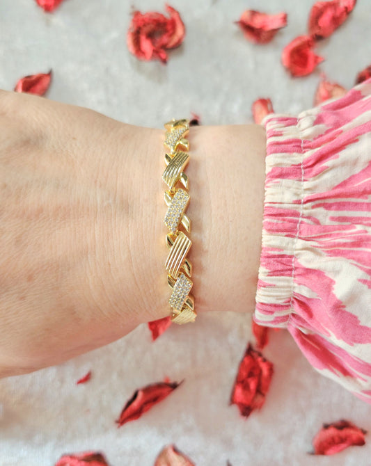 14K GOLD PLATED BRACELET - XP025