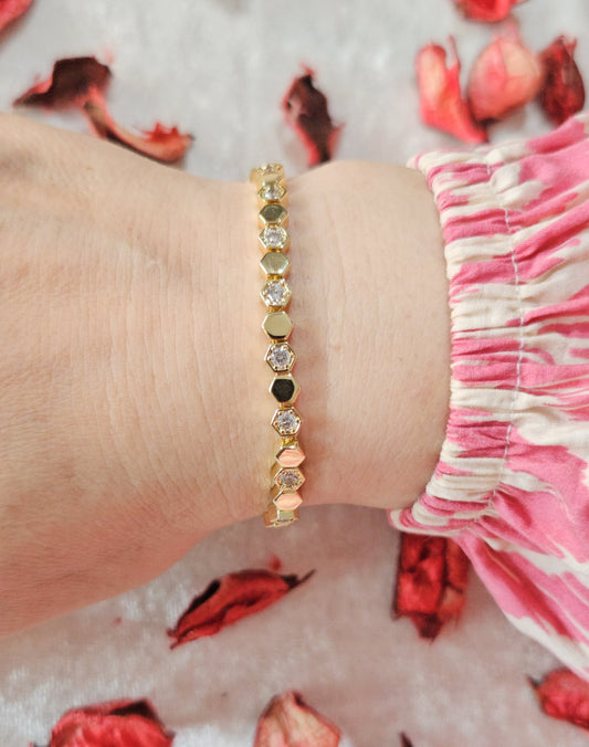 14K GOLD PLATED BRACELET - XP015