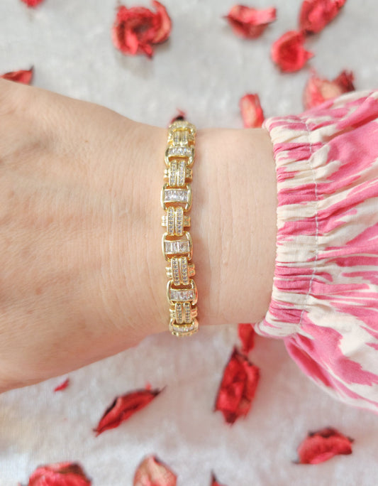 14K GOLD PLATED BRACELET - XP021