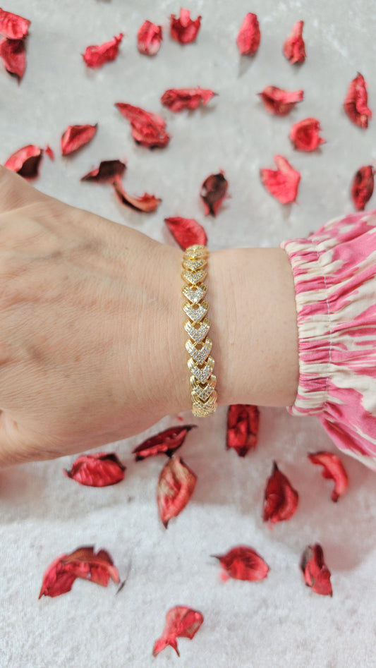 14K GOLD-PLATED BRACELET - XP036